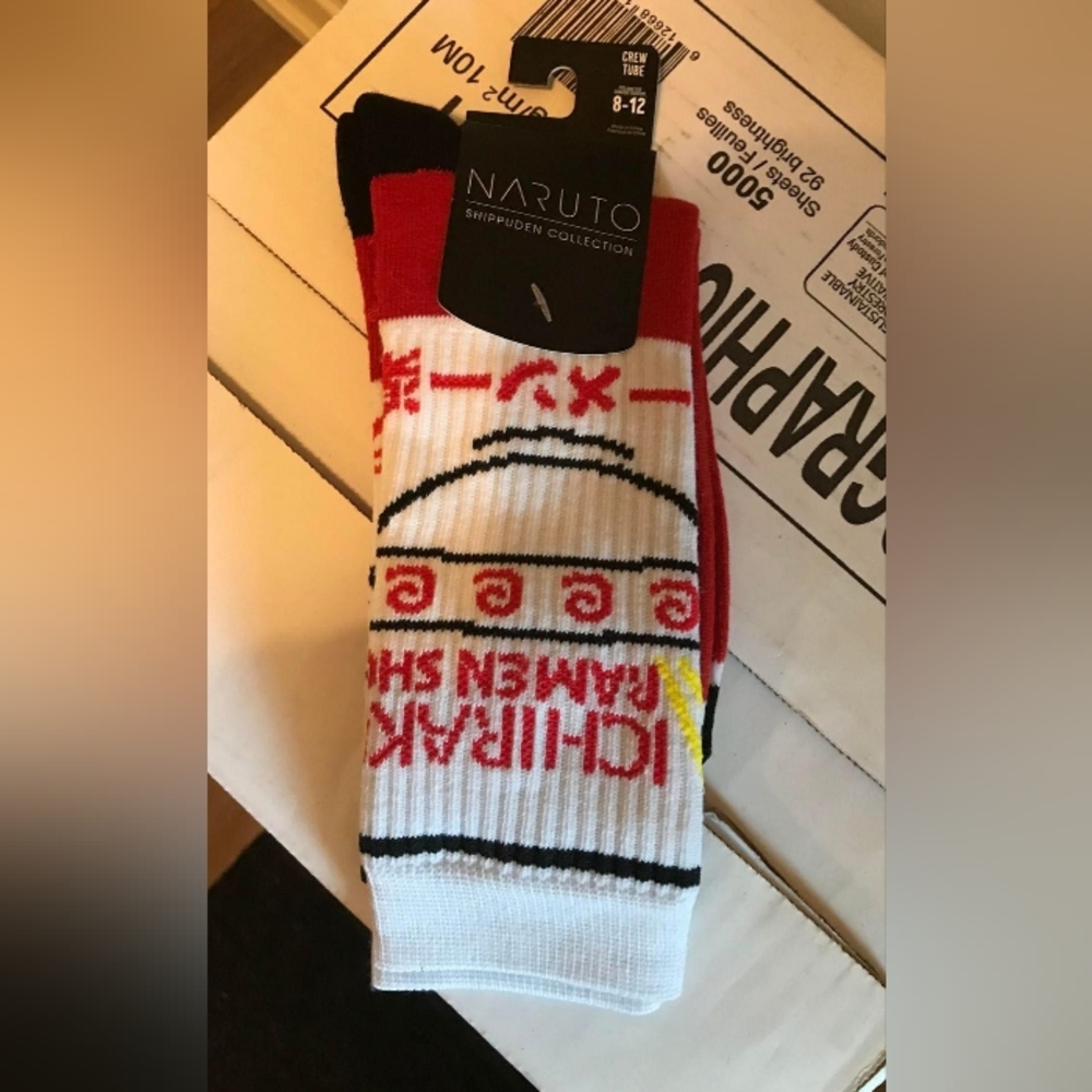 Naruto Bioworld Men Crew Sock 8-12